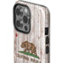 California Flag Dark Wood iPhone 13 Pro Impact Case