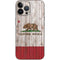 California Flag Dark Wood iPhone 13 Pro Max Skin
