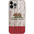California Flag Dark Wood iPhone 13 Pro Max Skin
