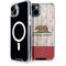 California Flag Dark Wood iPhone 14 MagSafe Case