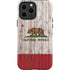 California Flag Dark Wood iPhone 14 Pro Max Impact Case