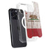 California Flag Dark Wood iPhone 14 Pro Max MagSafe Case