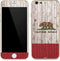 California Flag Dark Wood iPhone 6/6s Skin