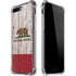 California Flag Dark Wood iPhone 7/8 Plus Clear Case