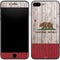 California Flag Dark Wood iPhone 7 Plus Skin