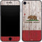 California Flag Dark Wood iPhone 7 Skin