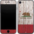California Flag Dark Wood iPhone 7 Skin
