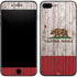 California Flag Dark Wood iPhone 8 Plus Skin
