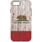 California Flag Dark Wood iPhone 8 Pro Case