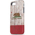 California Flag Dark Wood iPhone 8 Pro Case