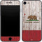 California Flag Dark Wood iPhone 8 Skin