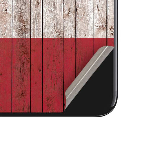 California Flag Dark Wood iPhone SE (2nd & 3rd Gen) Skin