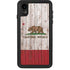 California Flag Dark Wood iPhone XR Waterproof Case