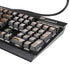 California Flag Dark Wood K95 RGB PLATINUM Mechanical Gaming Keyboard Skin