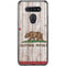 California Flag Dark Wood LG K51/Q51 Clear Case