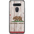 California Flag Dark Wood LG K51/Q51 Clear Case