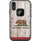 California Flag Dark Wood LifeProof Fre iPhone Skin