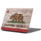 California Flag Dark Wood Apple MacBook Pro 13-inch Skin