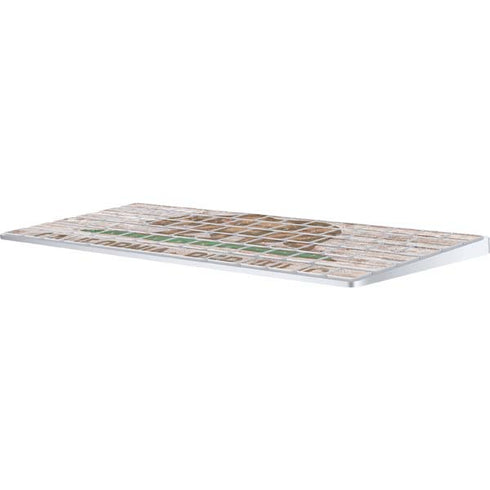 California Flag Dark Wood Magic Keyboard Skin