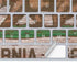 California Flag Dark Wood Magic Keyboard Skin