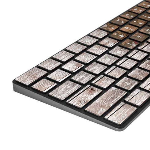 California Flag Dark Wood Magic Keyboard with Numeric Keypad Skin