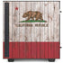 California Flag Dark Wood NZXT H510 Compact ATX Mid-Tower Case Skin