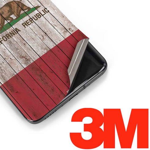 California Flag Dark Wood OnePlus 7 Pro Skin