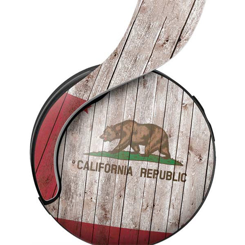 California Flag Dark Wood PULSE 3D Wireless Headset for PS5 Skin