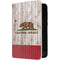 California Flag Dark Wood Surface Duo Skin