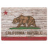 California Flag Dark Wood Surface Laptop 2 Skin