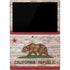 California Flag Dark Wood Surface Pro 7 Skin