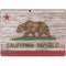 California Flag Dark Wood Surface Pro 8 Skin