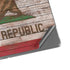 California Flag Dark Wood Surface Pro 8 Skin