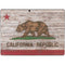 California Flag Dark Wood Surface Pro 9 Skin