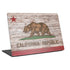 California Flag Dark Wood Universal Laptop 12in (9.8 x 6.8in) Skin