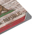 California Flag Dark Wood Universal Laptop 13in (10.6 x 7.6in) Skin