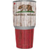 California Flag Dark Wood Yeti 30oz Rambler Tumbler Skin