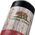 California Flag Dark Wood Yeti Colster Can Insulator Skin