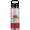 California Flag Dark Wood YETI Rambler 26oz Bottle Skin