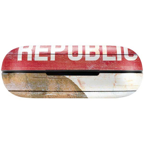 California Flag Light Wood Amazon Echo Buds Skin