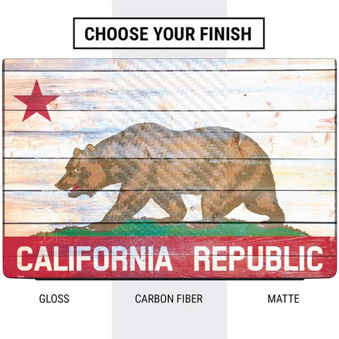 California Flag Light Wood Dell Vostro Skin