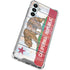 California Flag Light Wood Galaxy A14 5G Clear Case