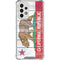California Flag Light Wood Galaxy A33 5G Clear Case