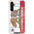 California Flag Light Wood Galaxy A54 5G Clear Case