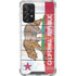 California Flag Light Wood Galaxy A72 5G Clear Case