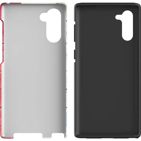 California Flag Light Wood Galaxy Note 10 Pro Case