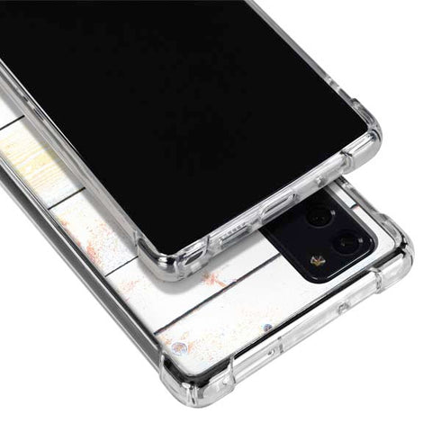 California Flag Light Wood Galaxy Note20 5G Clear Case