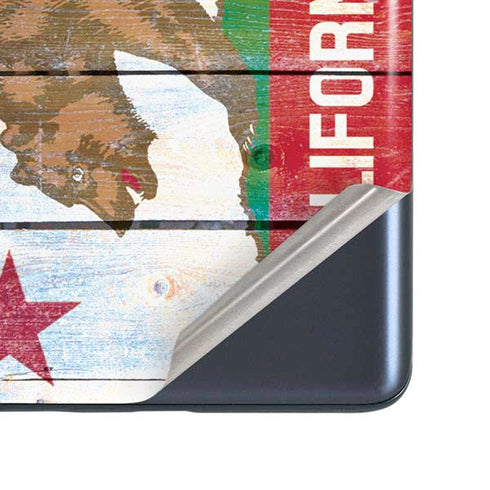 California Flag Light Wood Galaxy S20 Fan Edition Skin