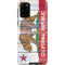 California Flag Light Wood Galaxy S20 Plus Pro Case
