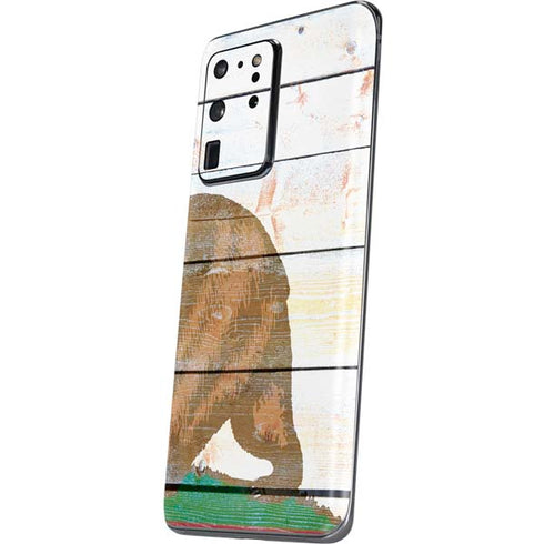 California Flag Light Wood Galaxy S20 Ultra 5G Skin